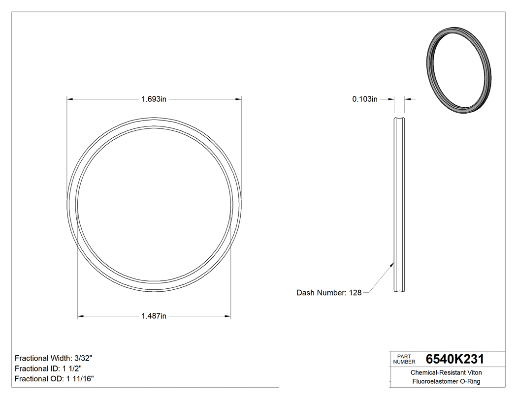 Technical drawing - 6540K231